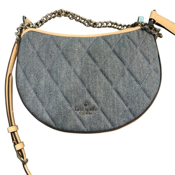 Kate Spade Carey Denim Zip Top Crossbody - Picture 7 of 14